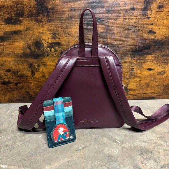 Danielle Nicole Purple and Teal Backpack - Picture 3 of 10